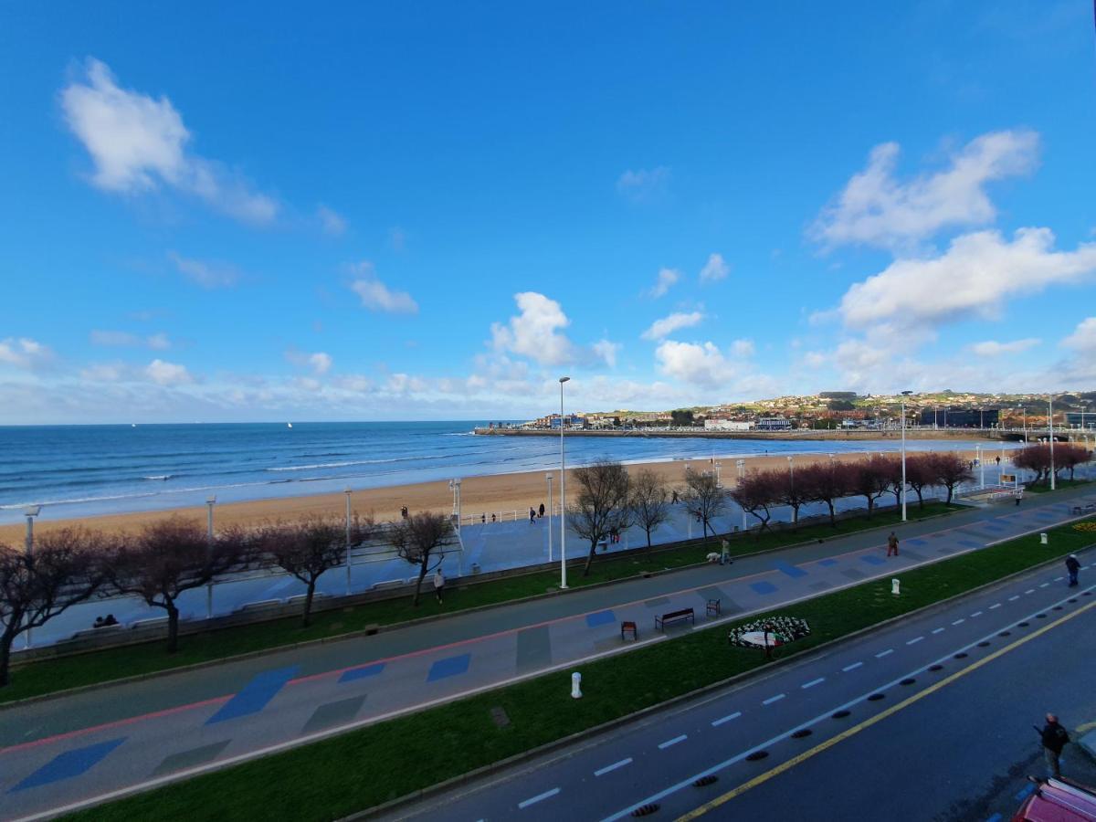 Playa 12 - El Lujo De Estar En 1ª Linea De Playa - Vut-4043-As Apartment Gijon Exterior photo